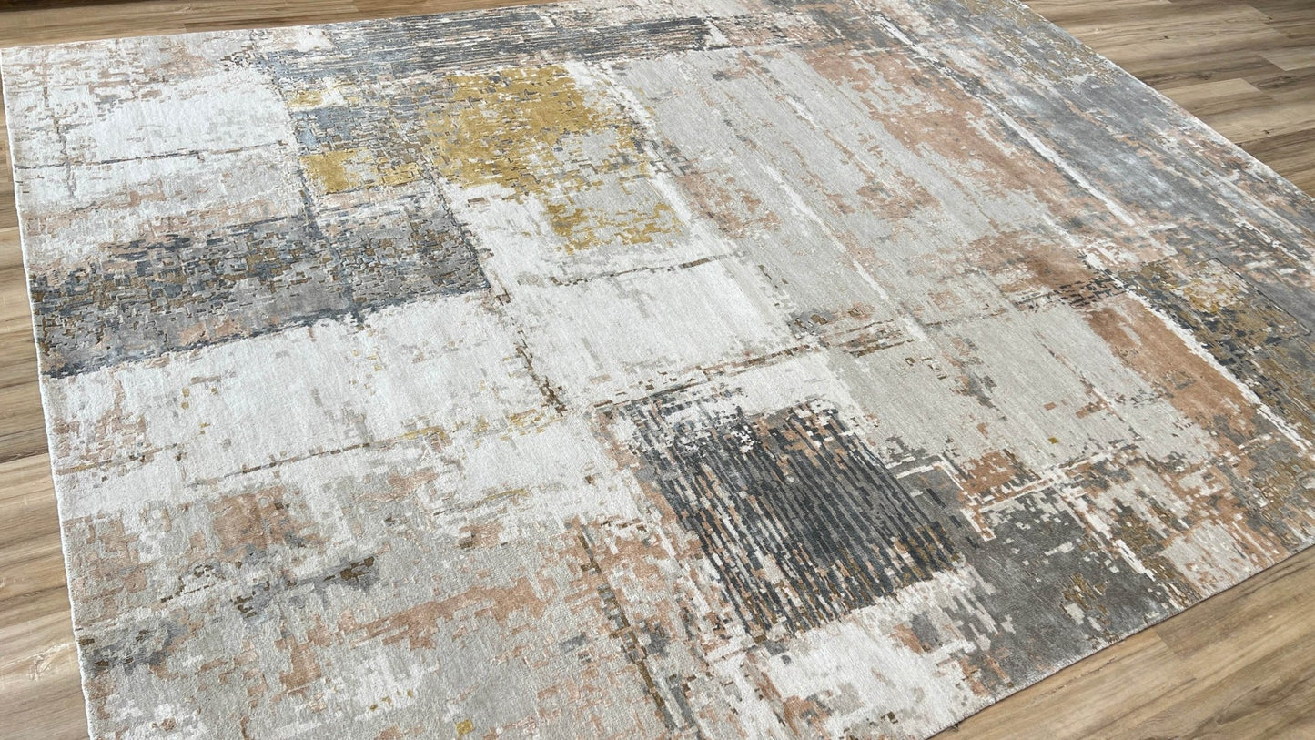 Abstract Modern 8'11"x12' Area Rug