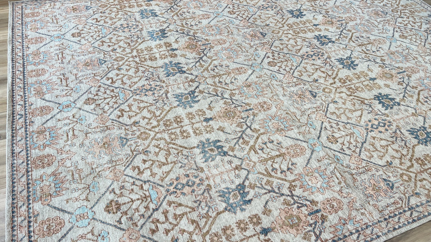 Vintage Look Oushak 10'1"x13'11" Area Rug