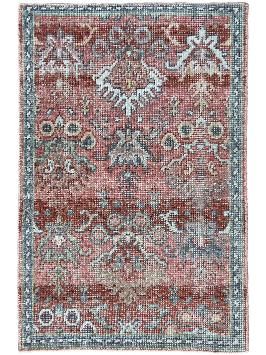 Vintage Look Tabriz 2'x3' Area Rug
