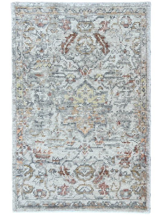 Vintage Look Oushak 2'x3' Area Rug