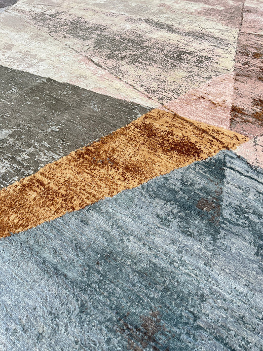 Geometric Modern 8'11"x12'3" Area Rug