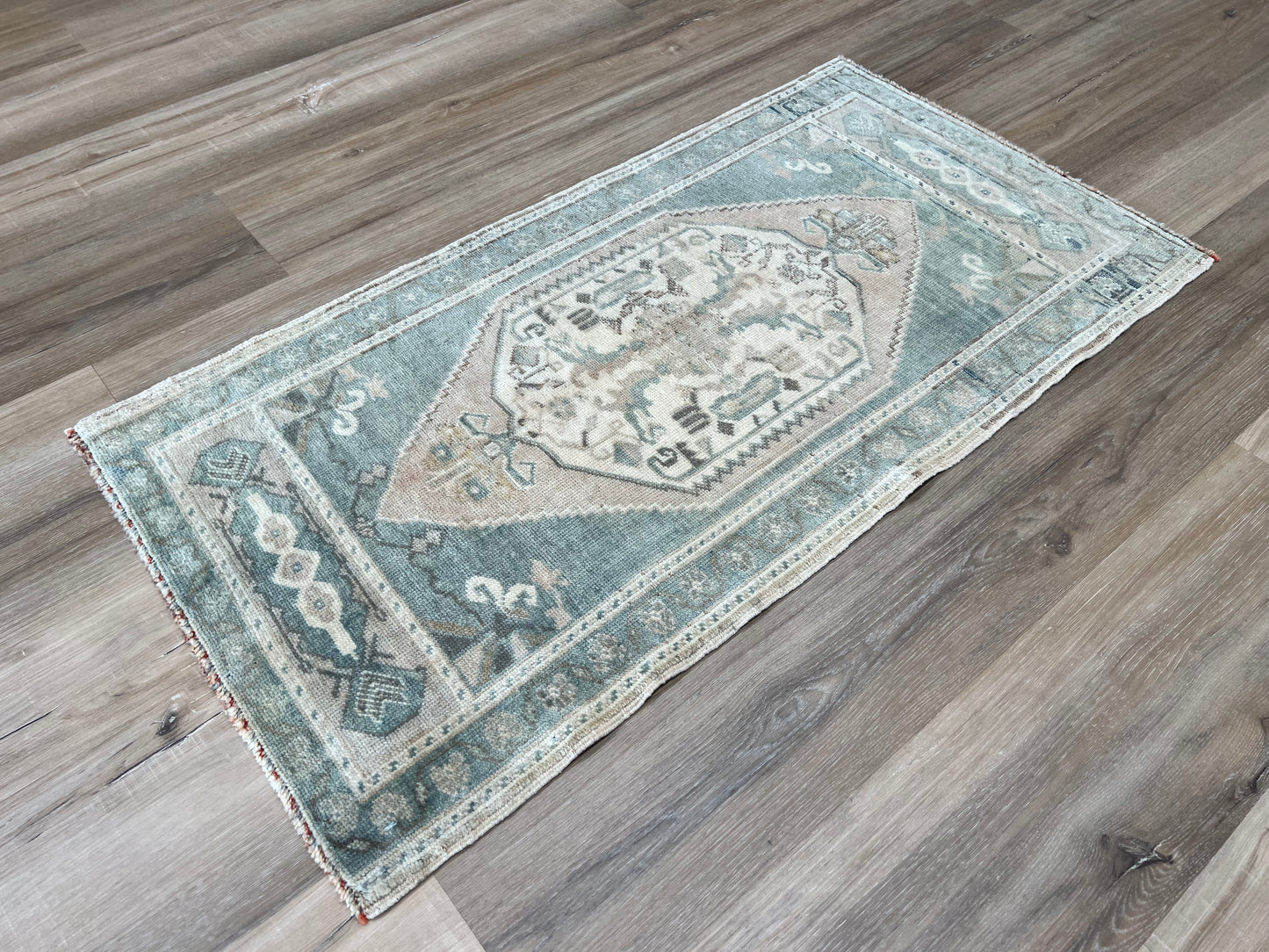 Turkish Vintage 1'9"x3'4" Area Rug