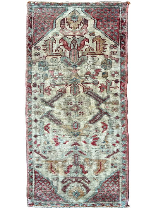 Turkish Vintage 1'7"x3'2" Area Rug