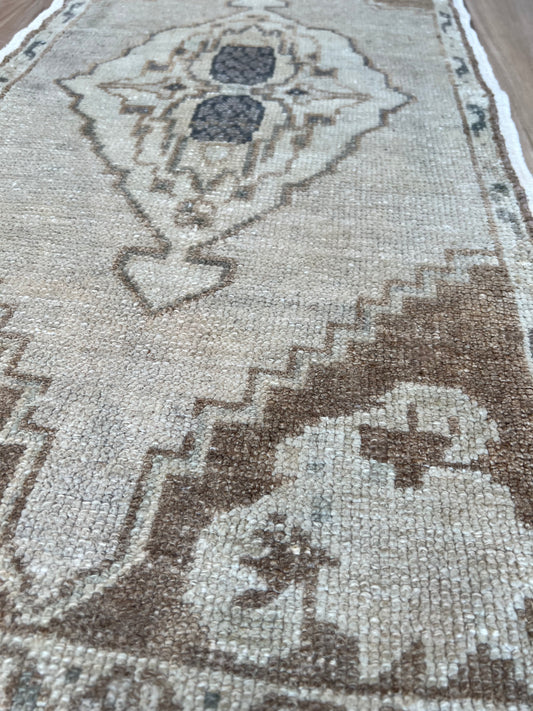 Turkish Vintage 1'8"x3'6" Area Rug