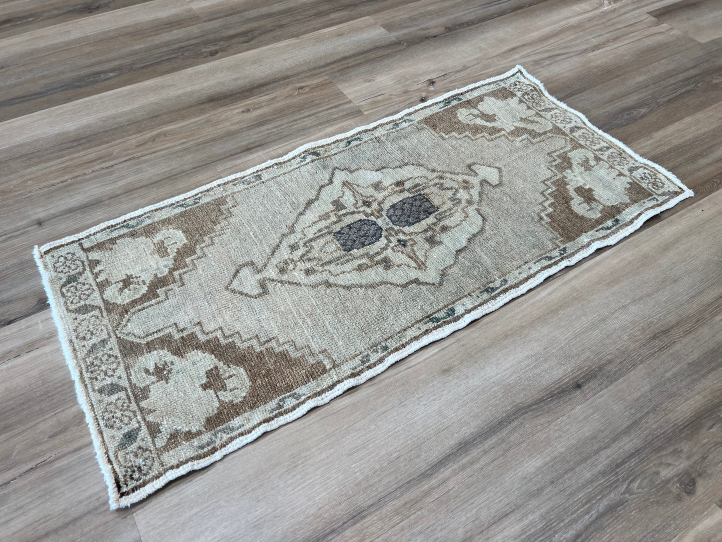 Turkish Vintage 1'8"x3'6" Area Rug