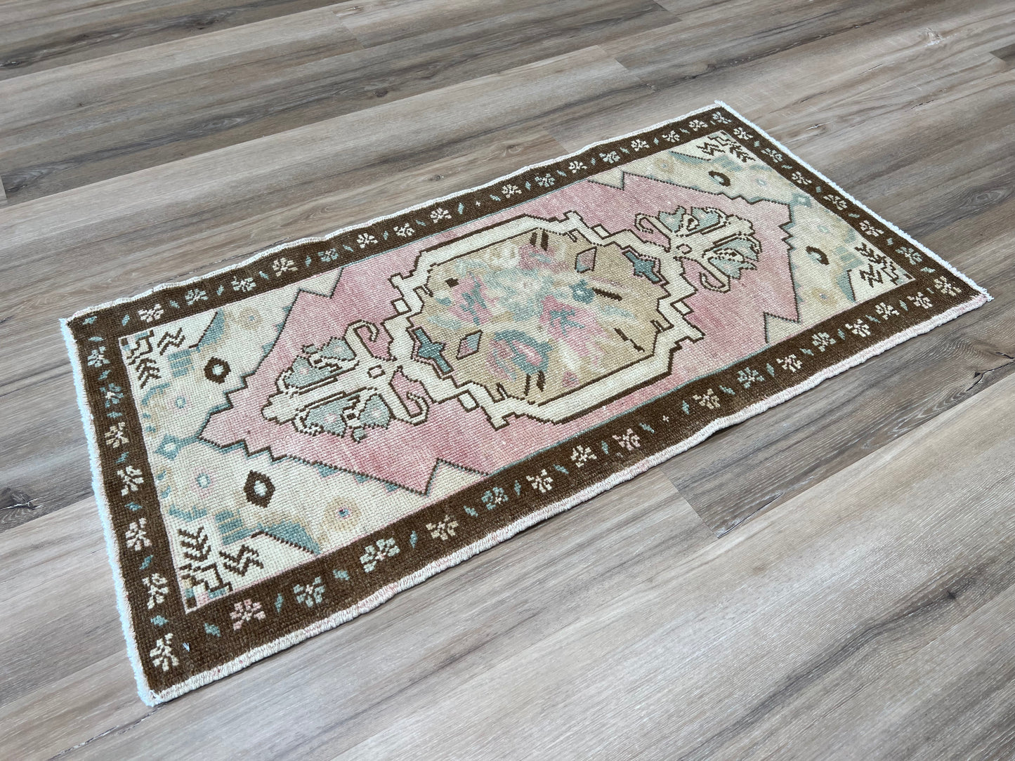 Turkish Vintage 1'9"x3'7" Area Rug
