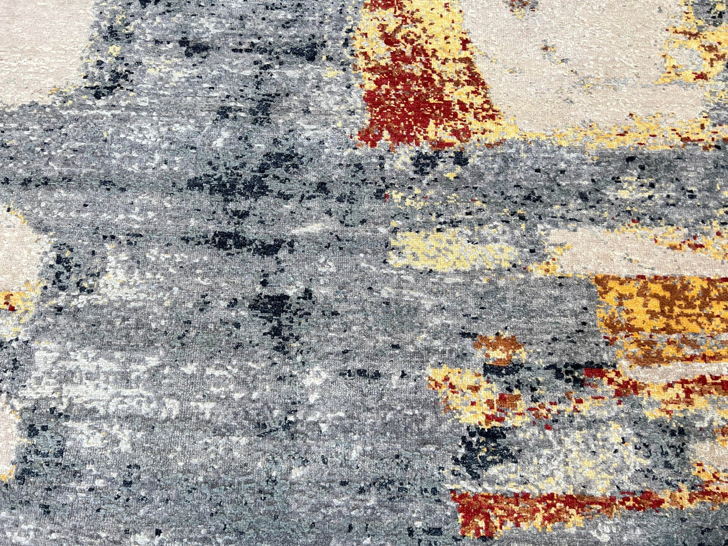 Abstract Modern 8'10"x11'9" Area Rug