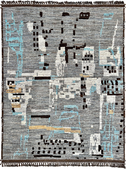 Moroccan Style 9'4"x12' Area Rug