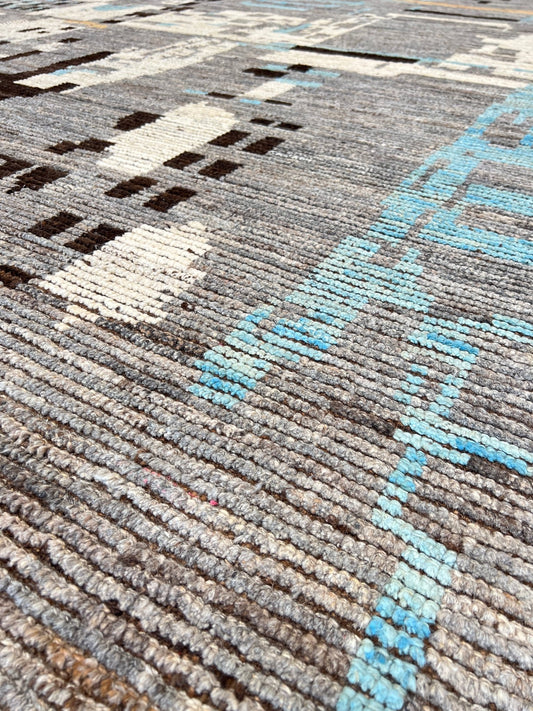 Moroccan Style 9'4"x12' Area Rug