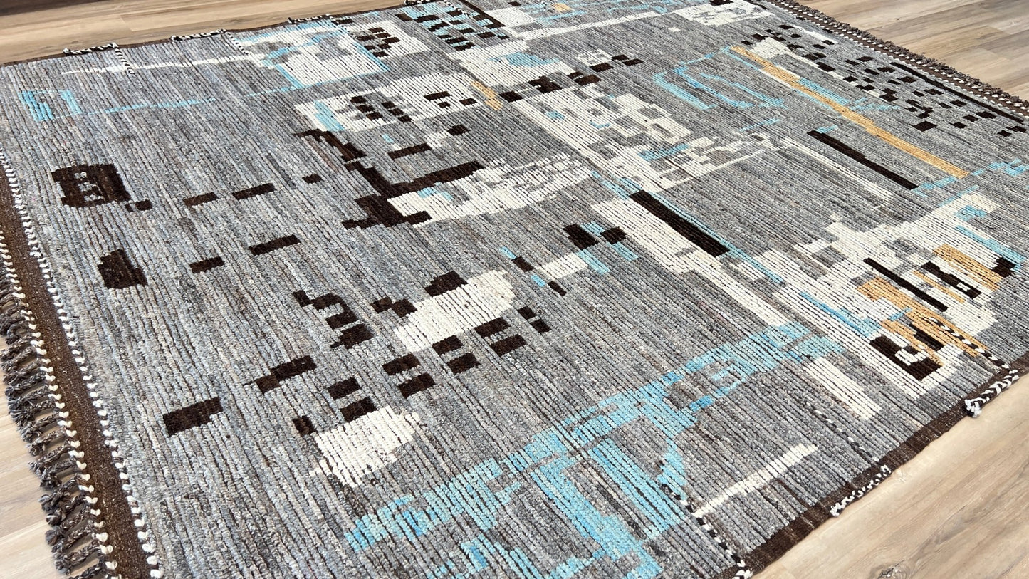 Moroccan Style 9'4"x12' Area Rug