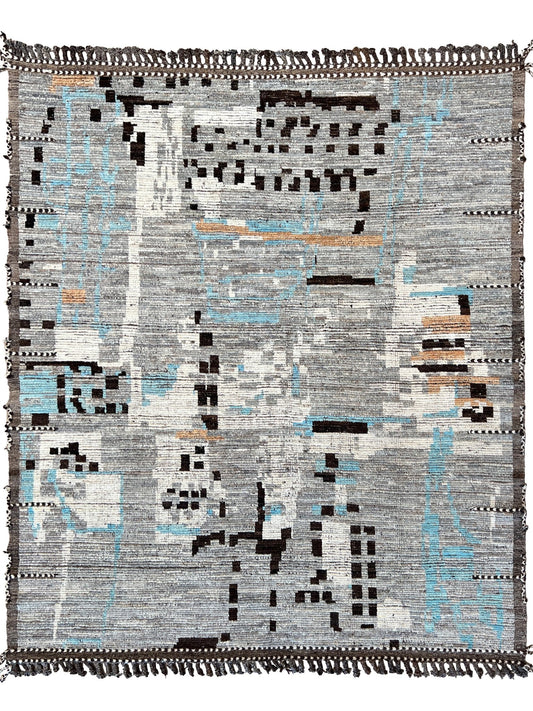 Moroccan Style 8'5"x9'10" Area Rug