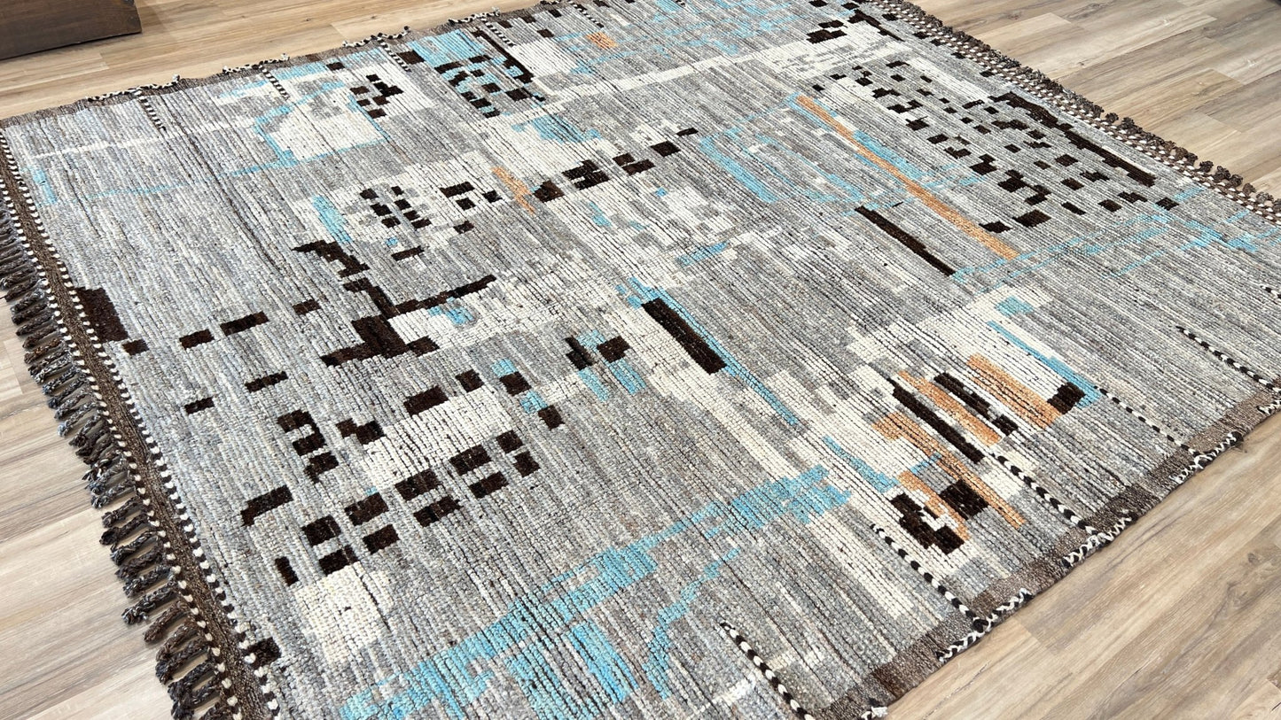 Moroccan Style 8'5"x9'10" Area Rug