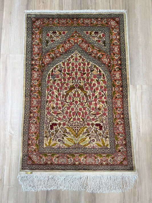 Traditional Hereke 2'0"x3'1" Area Rug