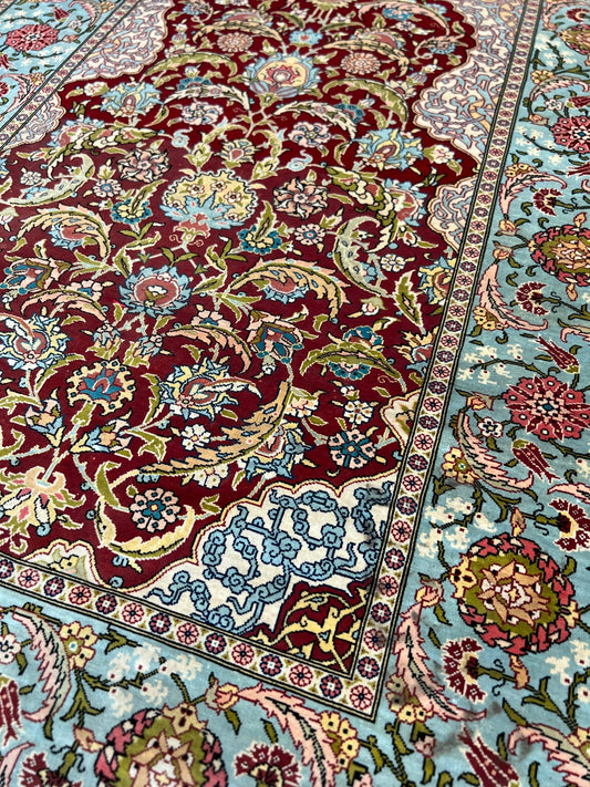 Traditional Hereke 1'10"x2'8" Area Rug