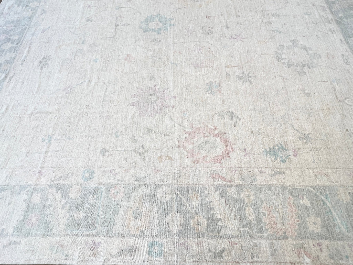 Floral Oushak 11'11"x15' Area Rug