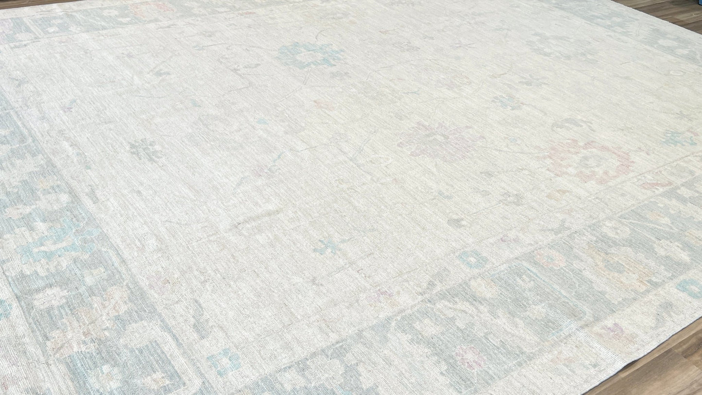 Floral Oushak 11'11"x15' Area Rug