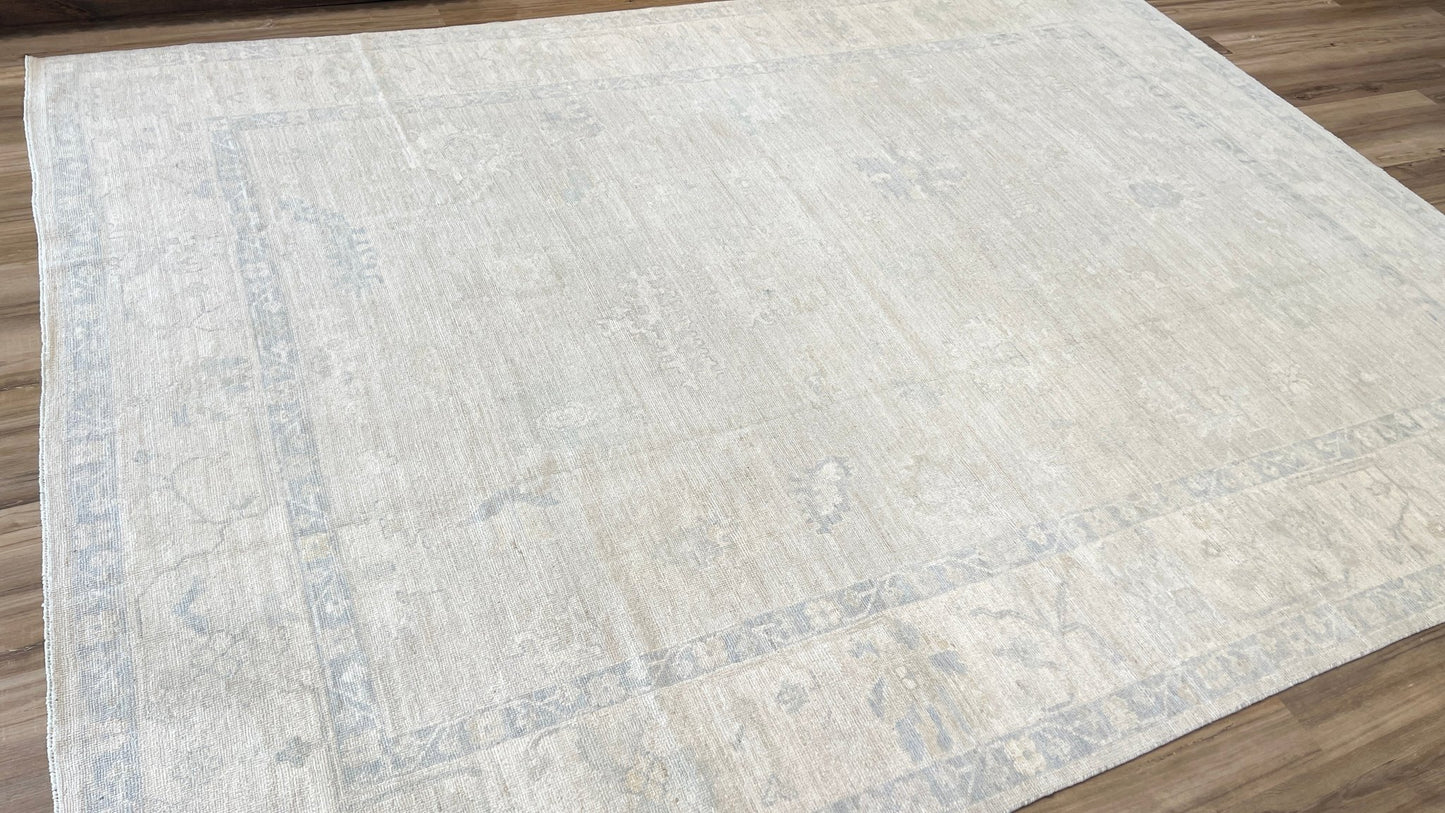 Floral Oushak 9'1"x12' Area Rug