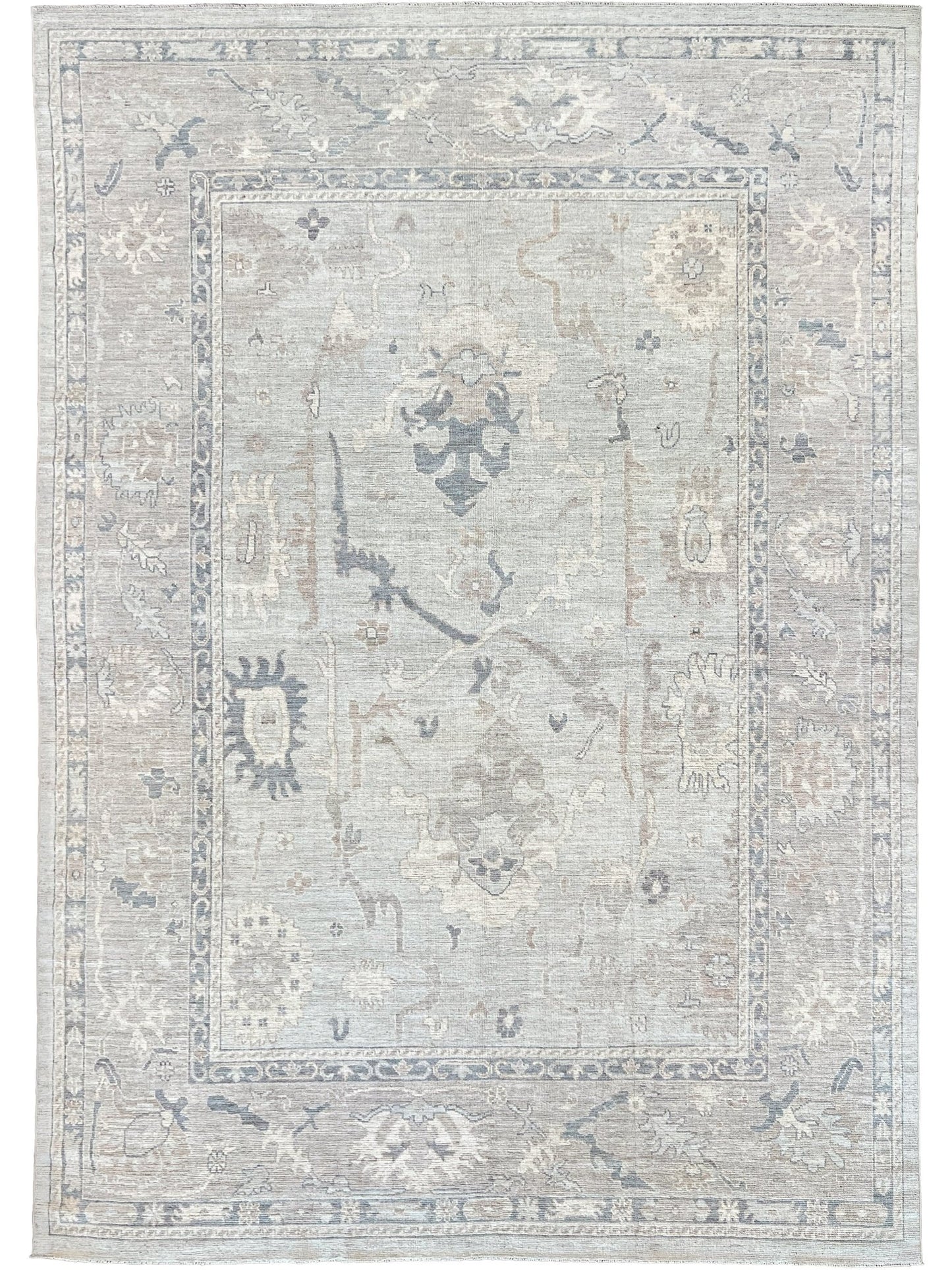 Floral Oushak 10'1"x14'1" Area Rug