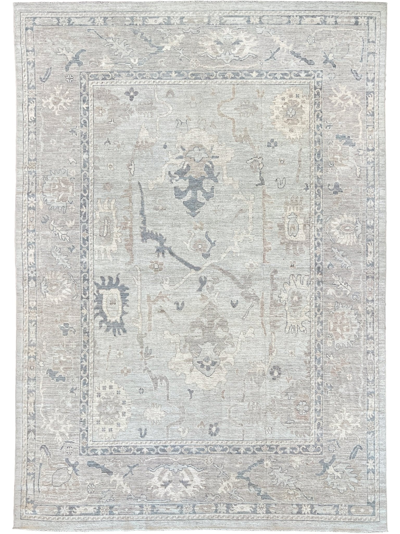 Floral Oushak 10'1"x14'1" Area Rug