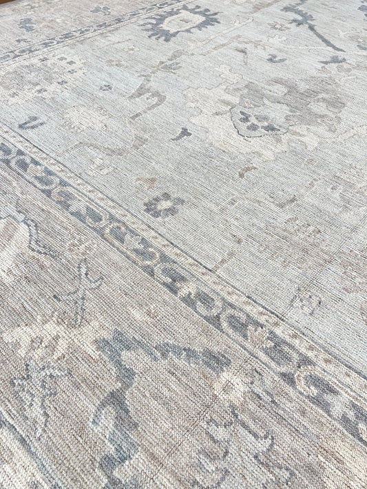 Floral Oushak 10'1"x14'1" Area Rug