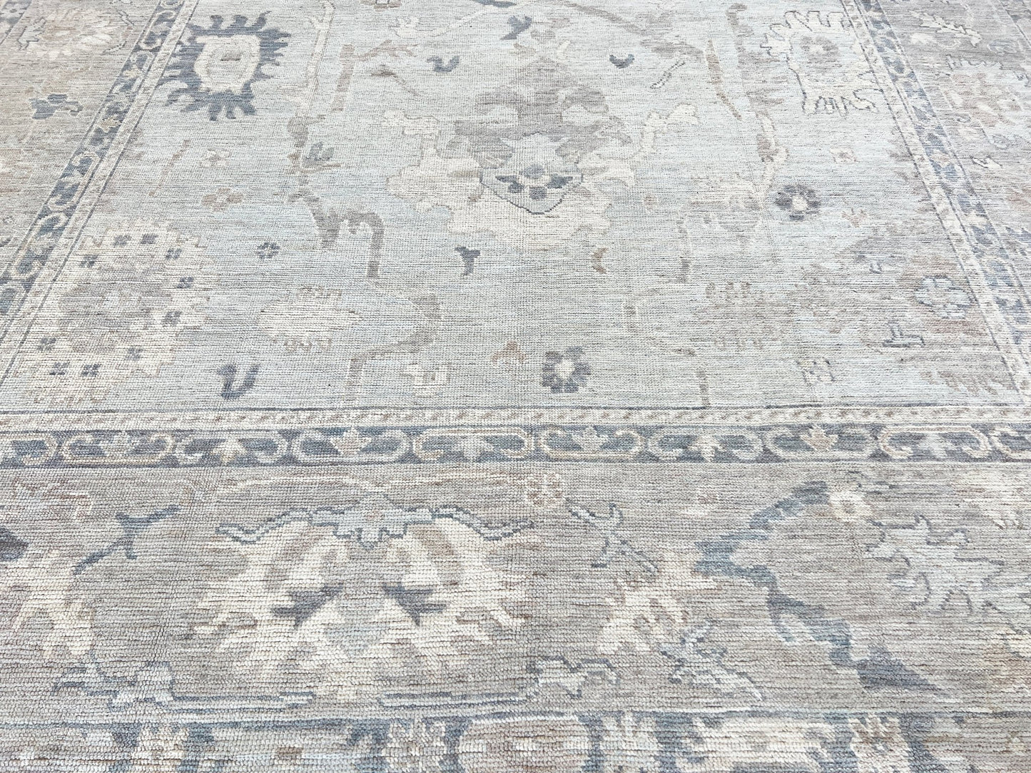 Floral Oushak 10'1"x14'1" Area Rug