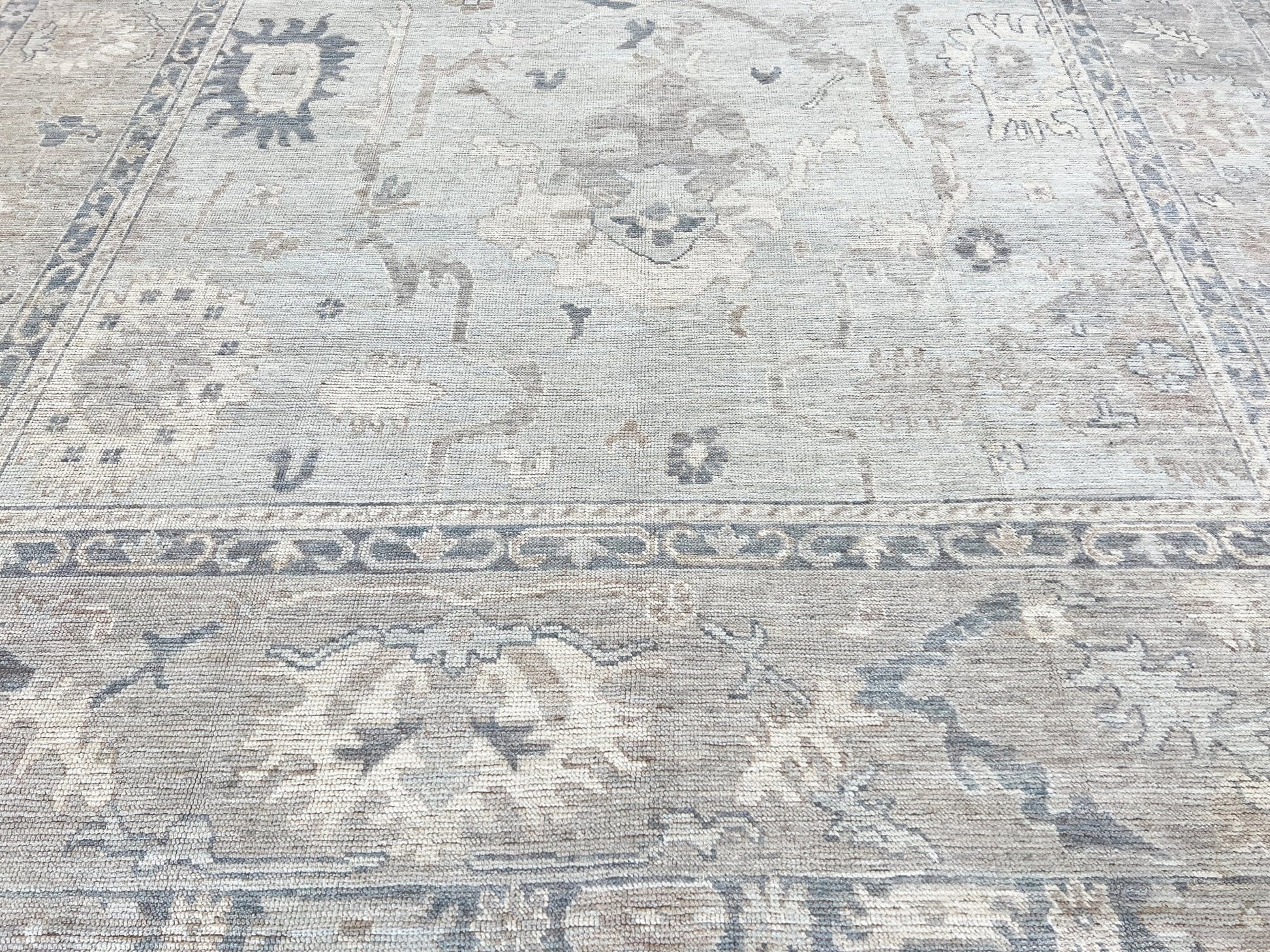 Floral Oushak 10'1"x14'1" Area Rug