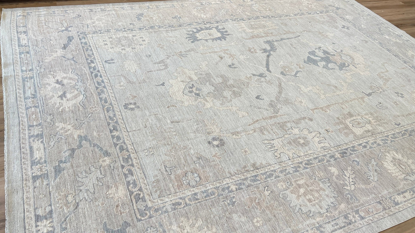 Floral Oushak 10'1"x14'1" Area Rug