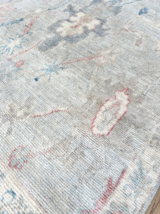 Floral Oushak 3'2"x5'5" Area Rug