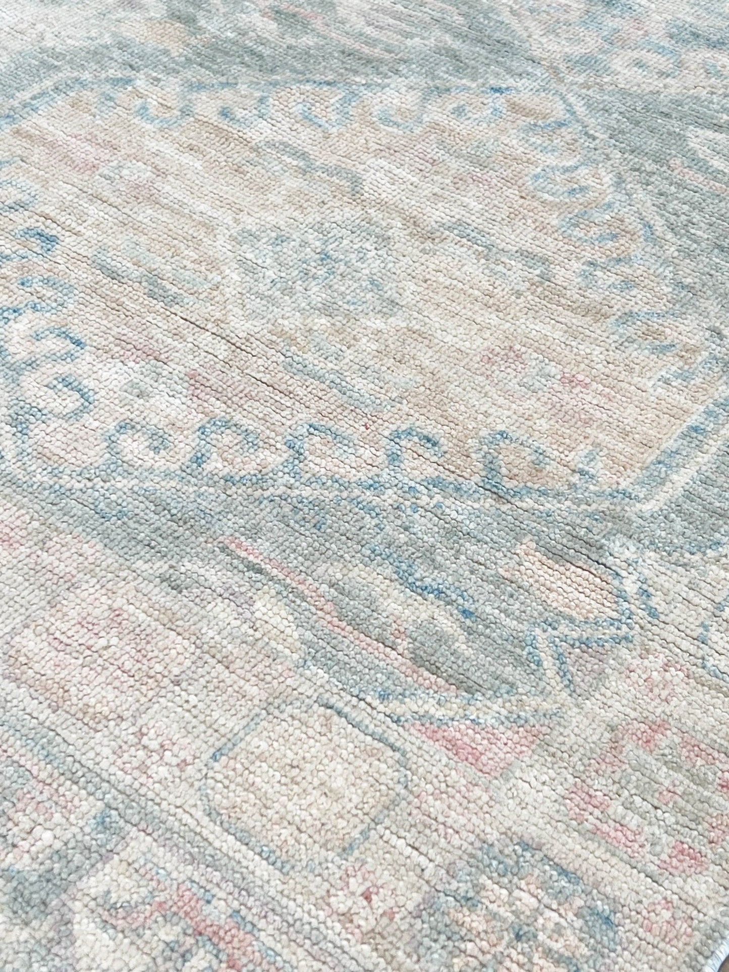 Geometric Oushak 3'x5' Area Rug