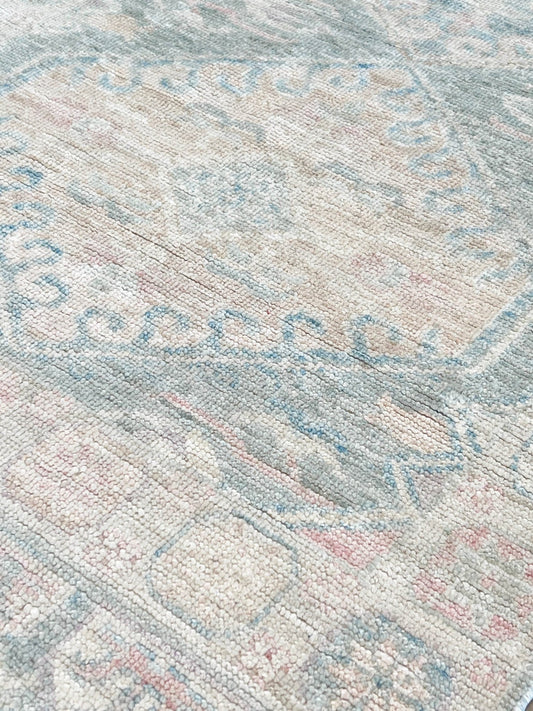 Geometric Oushak 3'x5' Area Rug