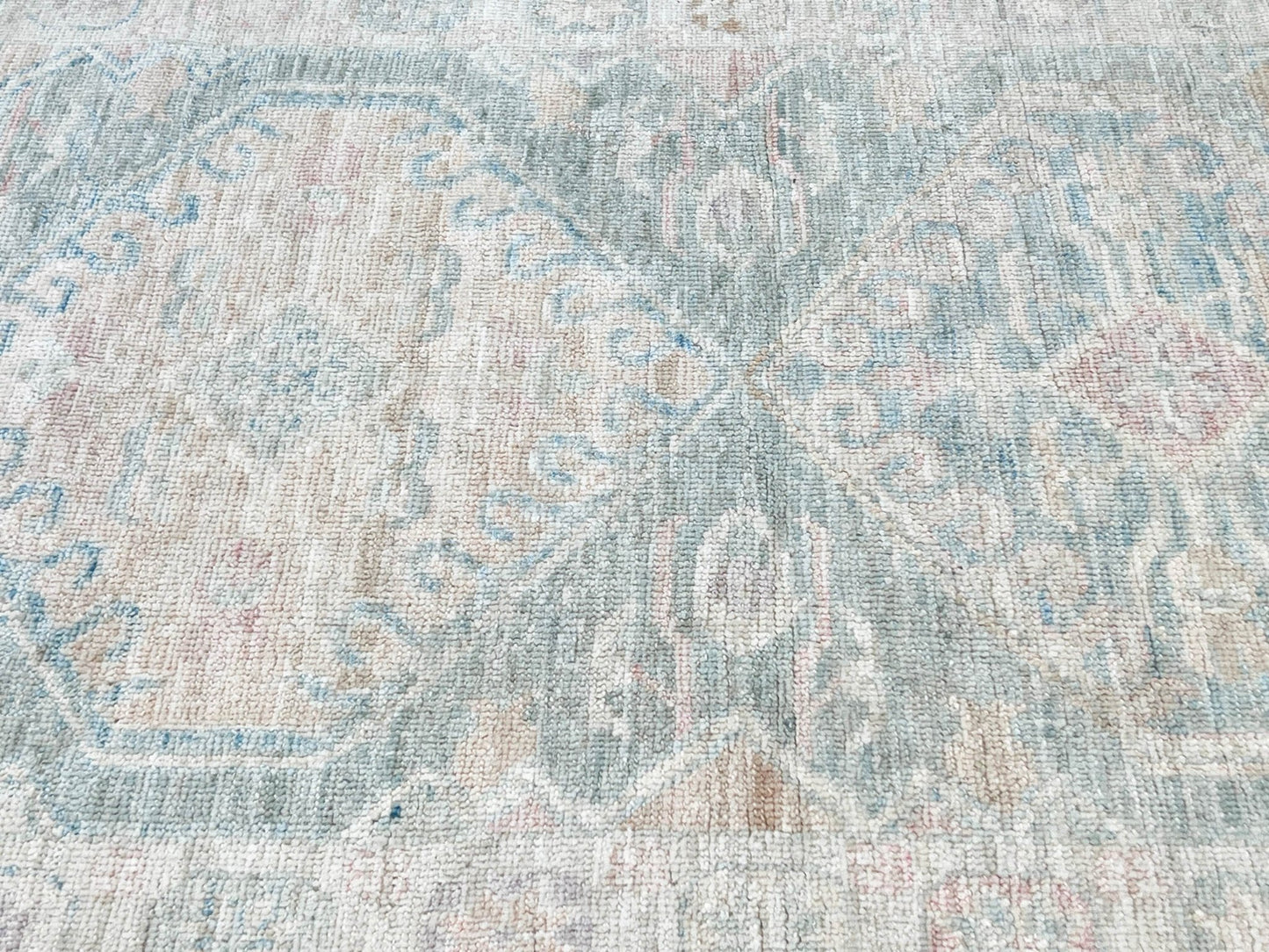 Geometric Oushak 3'x5' Area Rug