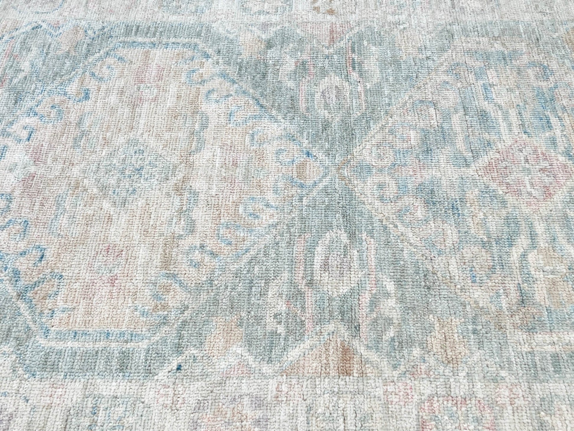 Geometric Oushak 3'x5' Area Rug