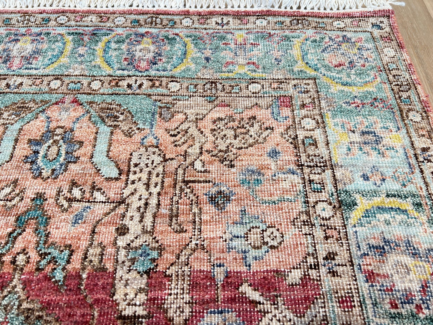 Vintage Look Tabriz 2'11"x5'1" Area Rug