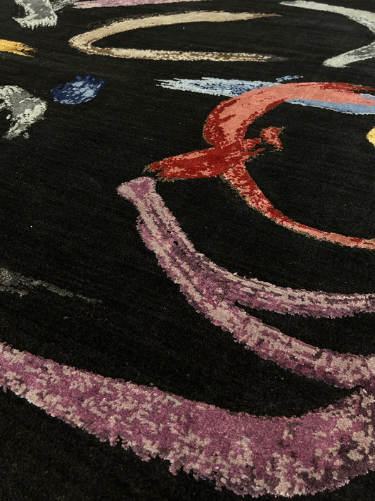 Oriental Modern 8'1"x10'3" Area Rug