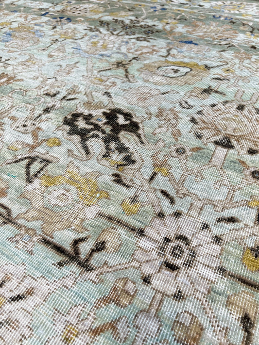 Vintage Look Tabriz 7'11"x9'10" Area Rug