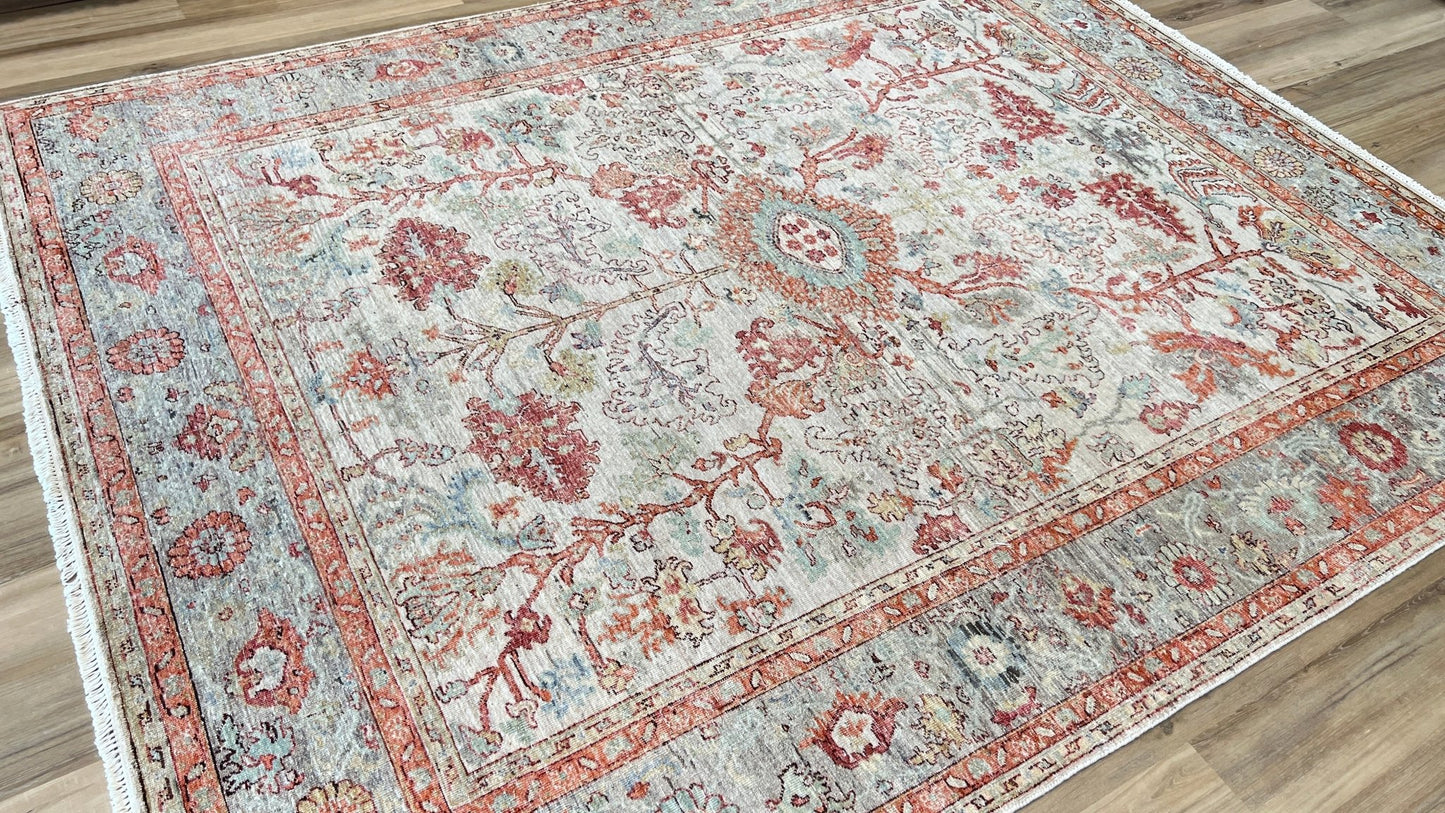 Vintage Look Heriz 8'1"x10'1" Area Rug