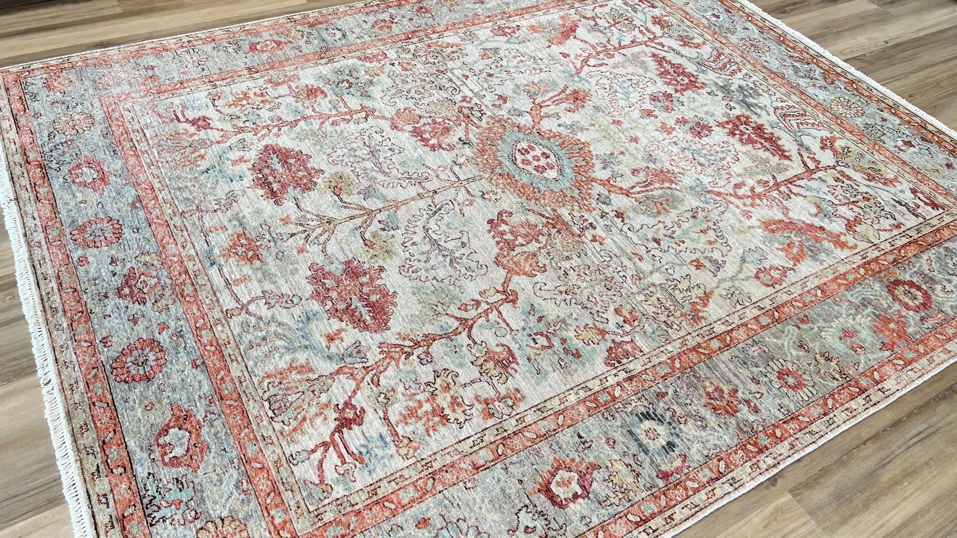 Vintage Look Heriz 8'1"x10'1" Area Rug
