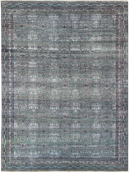 Vintage Look Khotan 9'1"x12'1" Area Rug