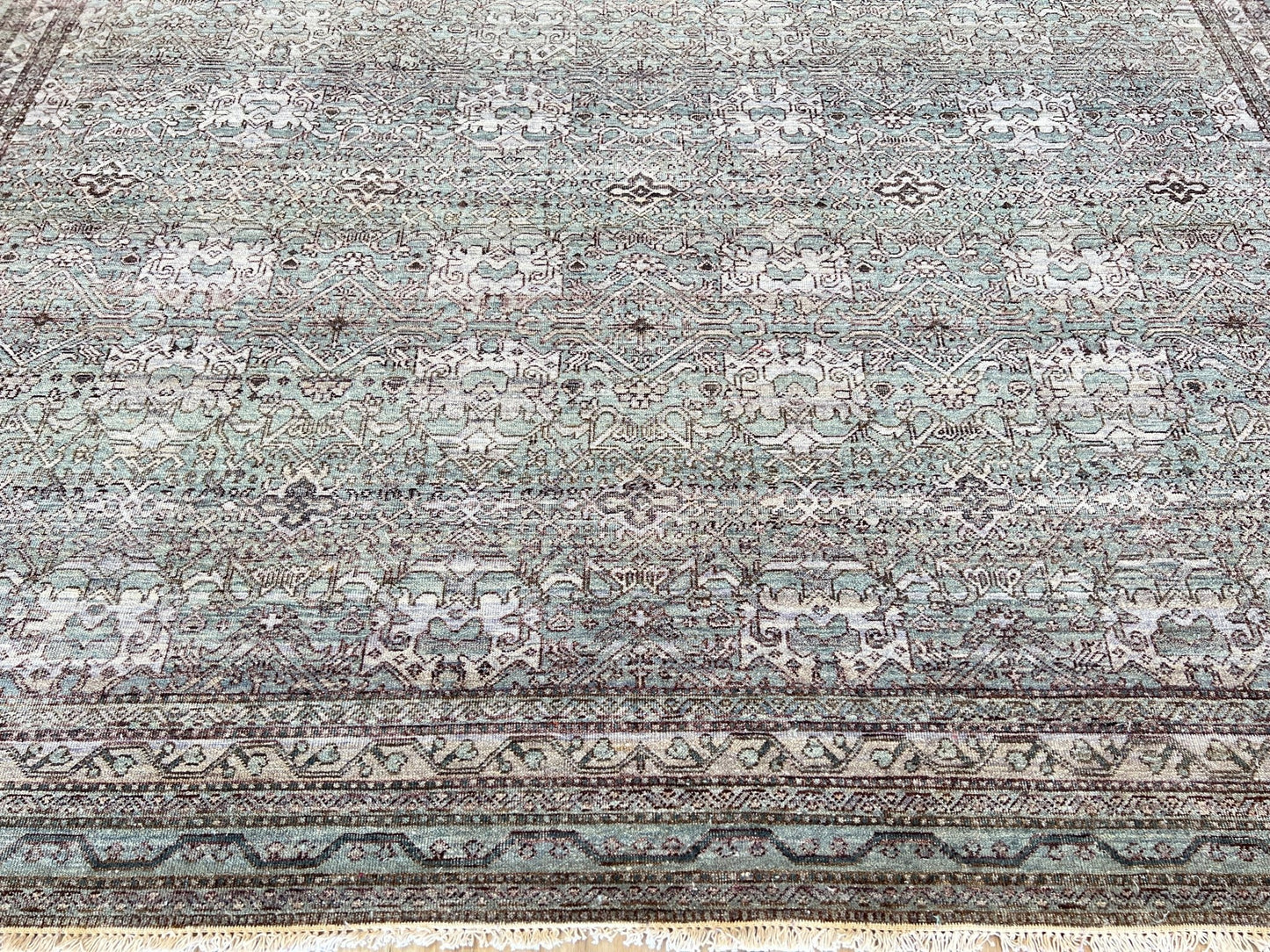Vintage Look Khotan 9'1"x12'1" Area Rug