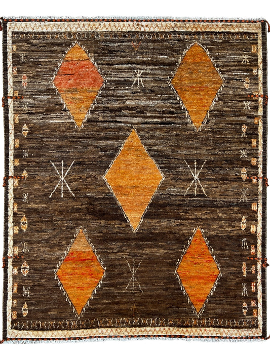 Moroccan Style 9'3"x11'1" Area Rug