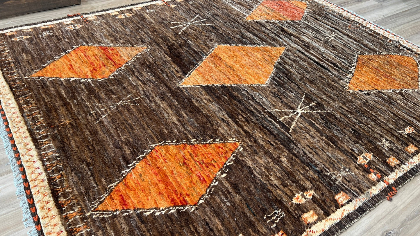 Moroccan Style 9'3"x11'1" Area Rug