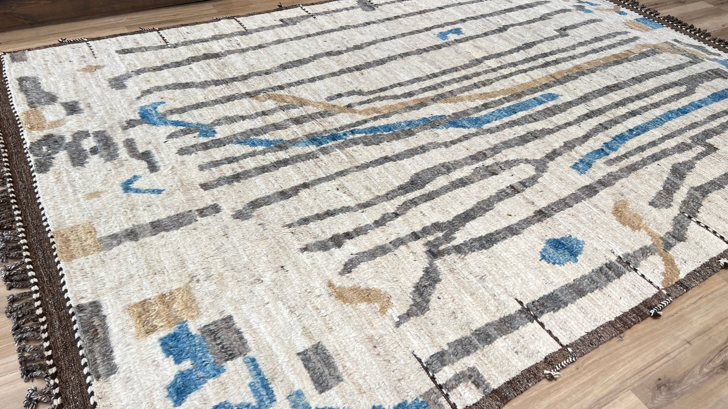 Moroccan Style 8'10"x12'4" Area Rug