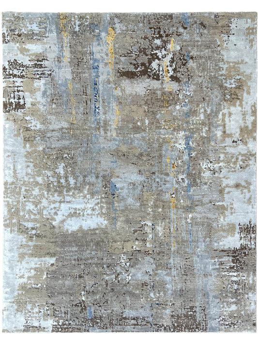 Abstract Modern 8'0"x10'2" Area Rug