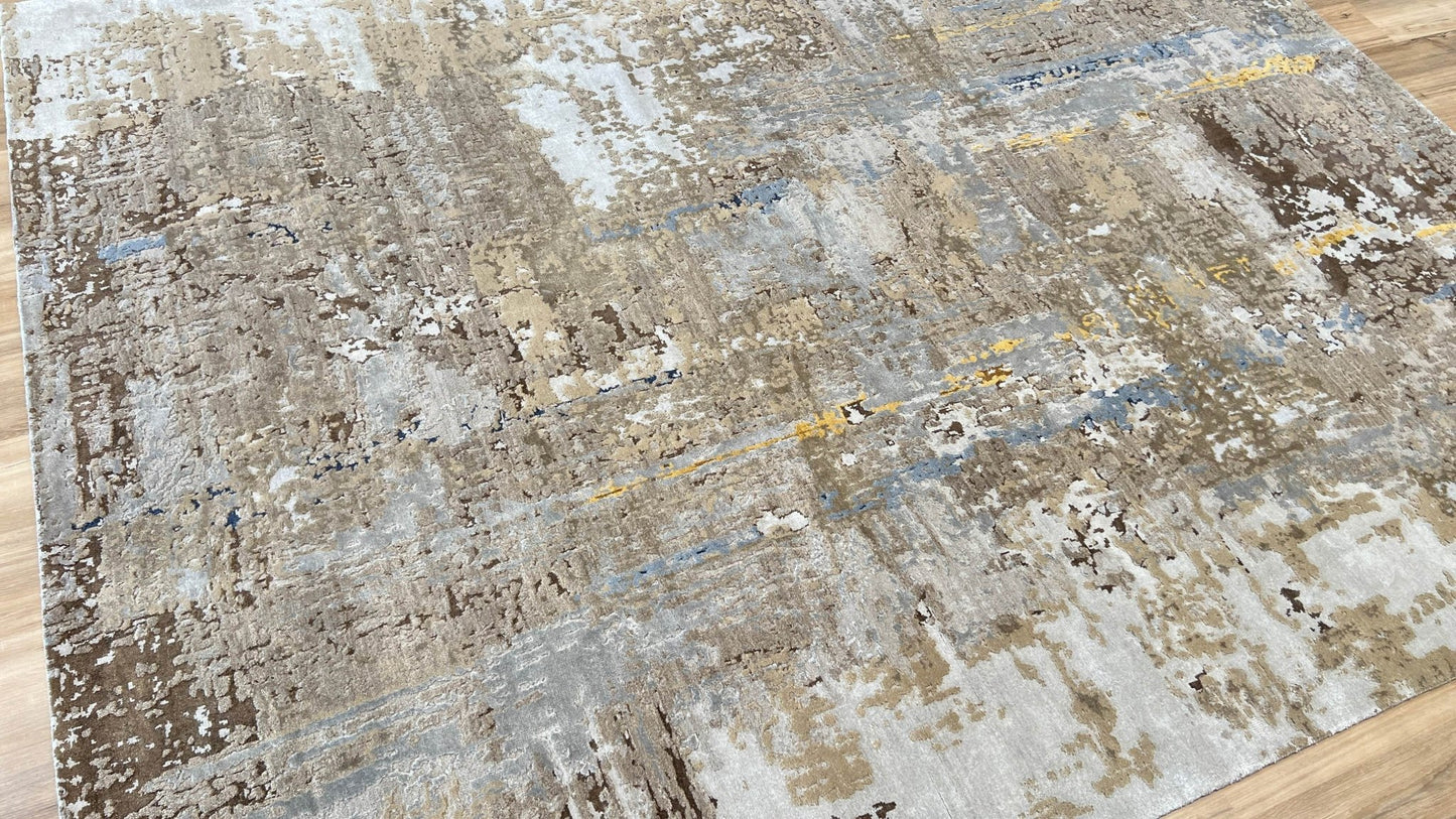 Abstract Modern 8'0"x10'2" Area Rug