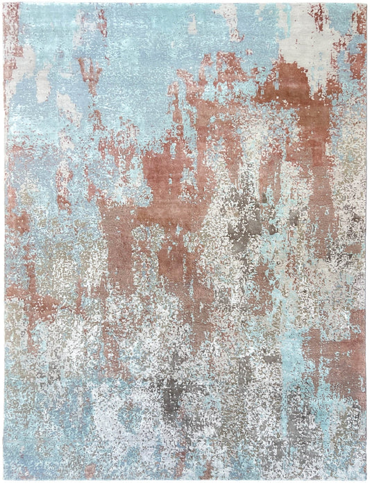 Abstract Modern 9'0"x12'2" Area Rug