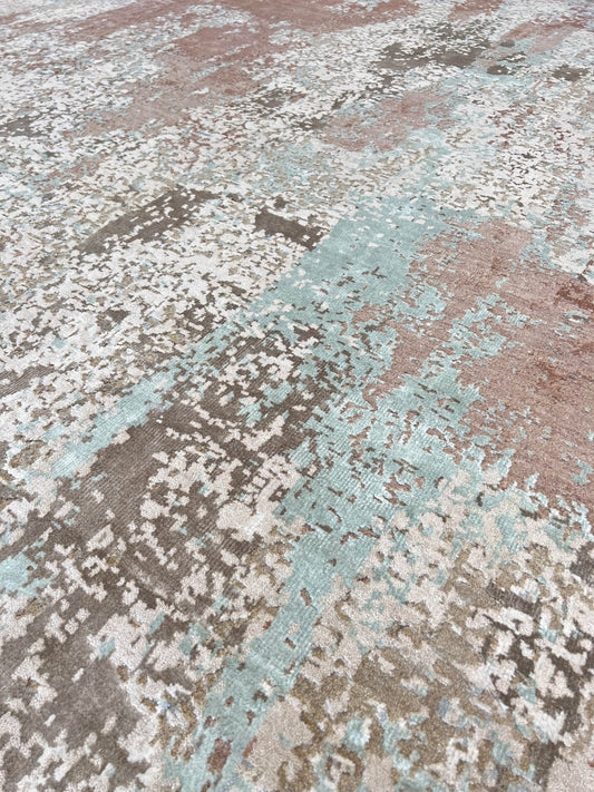 Abstract Modern 9'0"x12'2" Area Rug