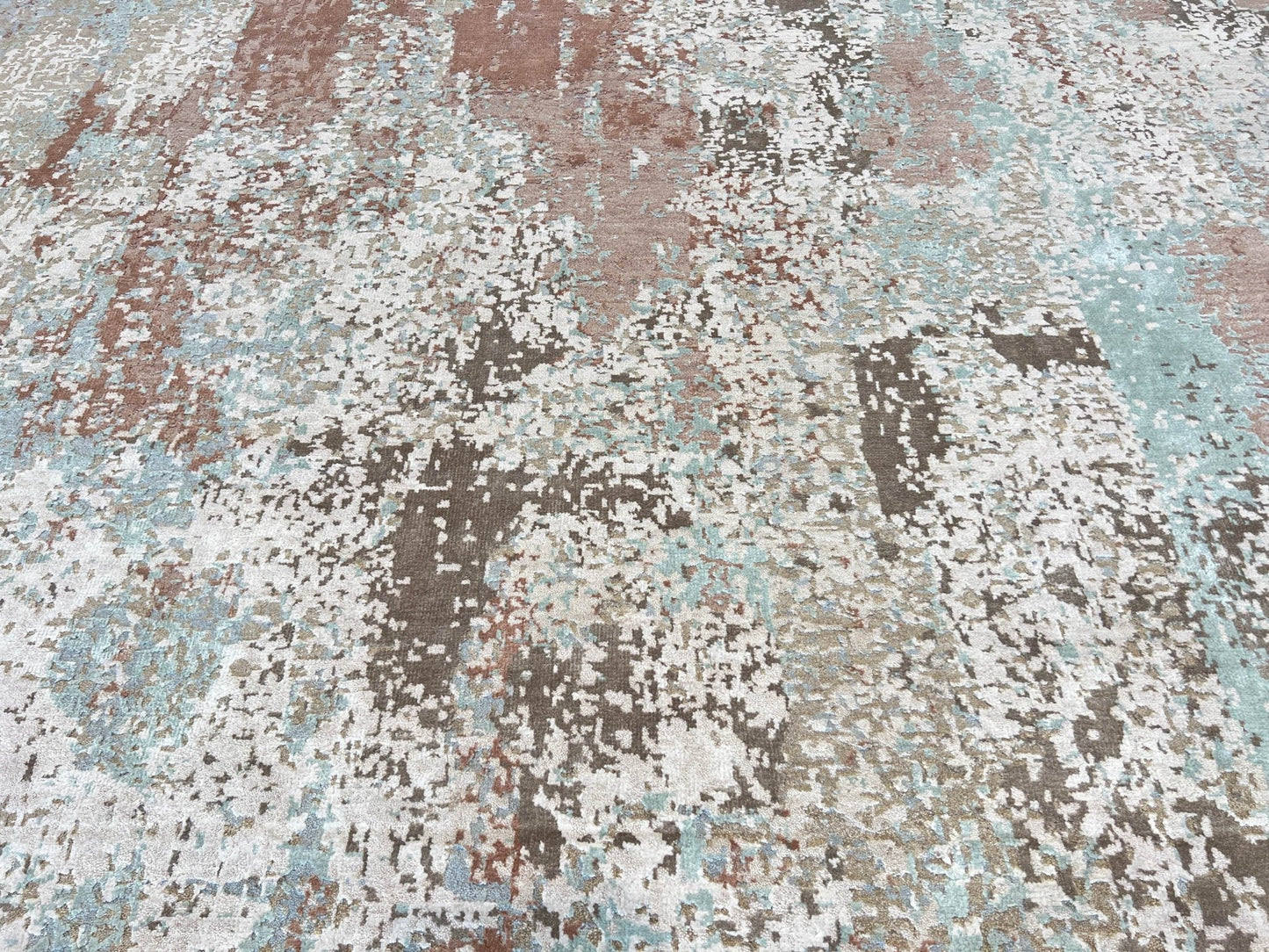 Abstract Modern 9'0"x12'2" Area Rug