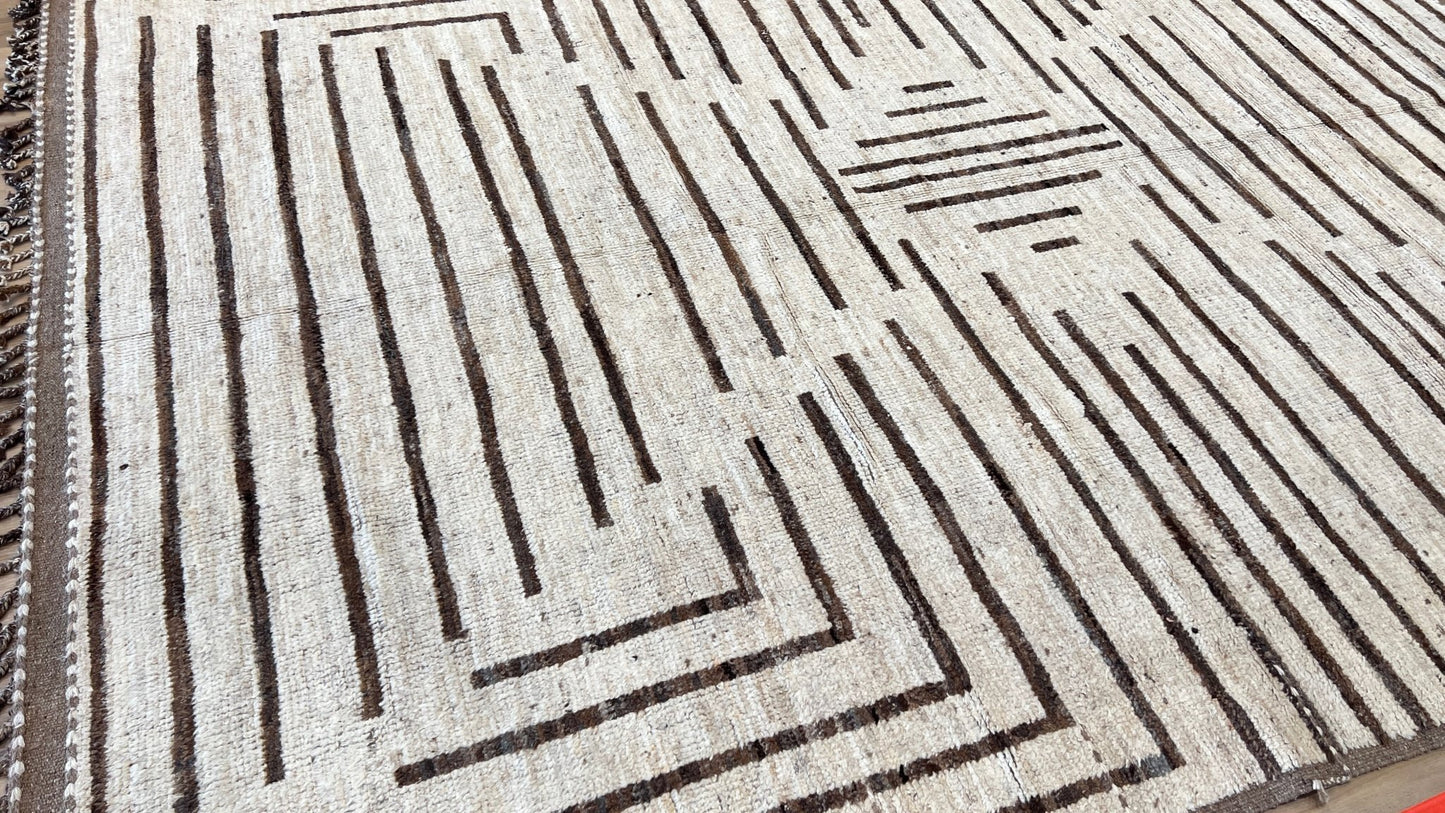 Moroccan Style 9'11"x13'6" Area Rug