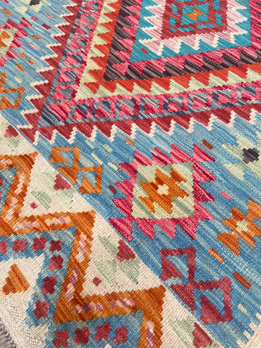 Flatweave Kilim 3'3"x4'10" Area Rug