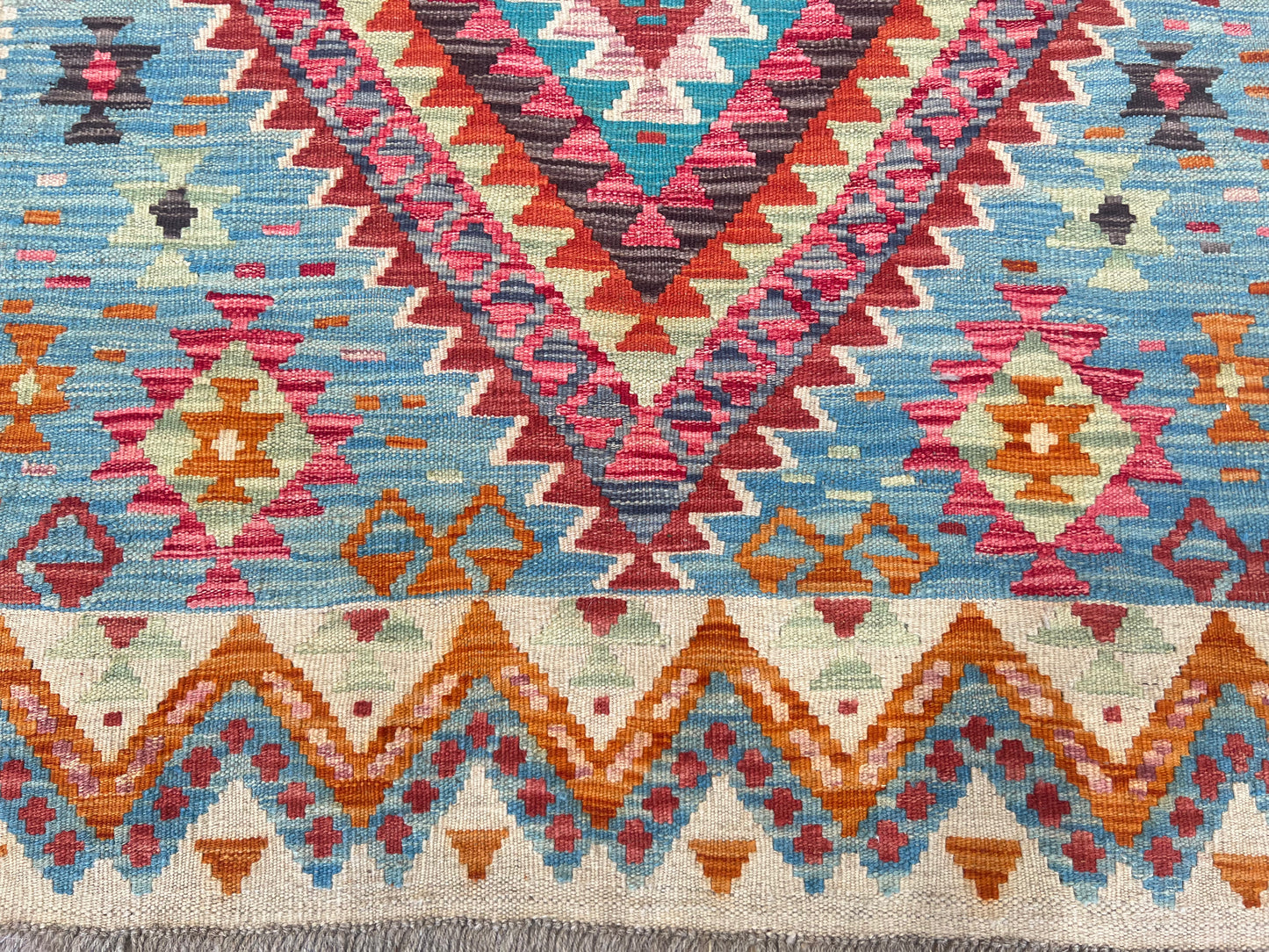 Flatweave Kilim 3'3"x4'10" Area Rug